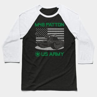 US M48 Patton tank Baseball T-Shirt